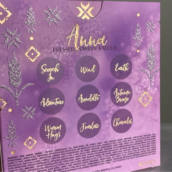 Frozen 2 Anna Pressed Powder Eyeshadow Pallet by Colourpop Limited Edition - Picture 9 of 12